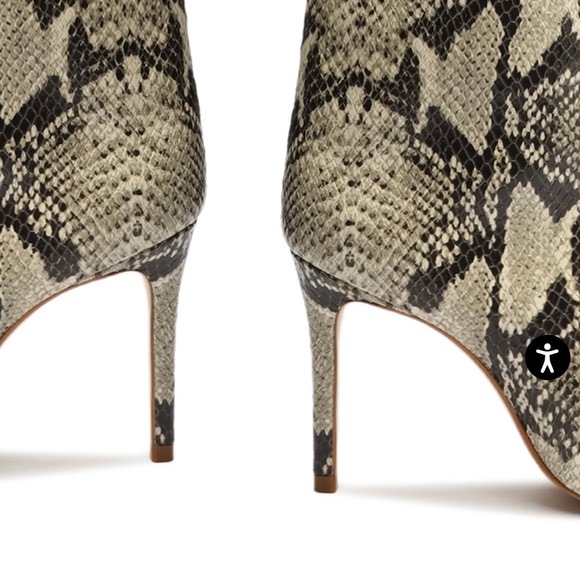 Schutz Maryana Snakeskin Boots - Picture 6 of 13